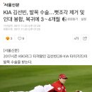 KIA 김선빈, 발목 수술…뼛조각 제거 및 인대 봉합, 복귀에 3∼4개월 이미지