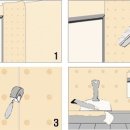 실크벽지 시공방법 이미지