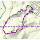 [광주 서구]매월동 전평제~한생이산(164m)~송학산(212m)~서창동~송학초교~백마산(162m)~매월농장~개금산(177m)~전평제 회귀하기(2015/3/8/일) 이미지