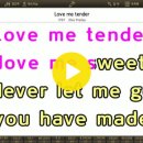 MR - Love me tender/Elvis Presley 이미지
