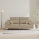 뉴동서카인테리어 | 동서가구 뉴테라 천연면피가죽 소파 4인용 카멜 실제 사용 후기