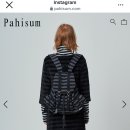 텐스댄스 파히섬 Wool stripe backpack_black