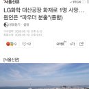 LG화학 대산공장 화재로 1명 사망…원인은 “파우더 분출”(종합) 이미지