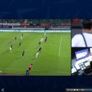 [충북청주 vs 화성] 온필드 리뷰 결과 문건호 오프사이드 파울.gif 이미지
