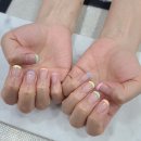 수원네일 나나즈 알록달록 파스텔 프렌치네일!