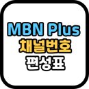 MBN Plus 채널번호, 편성표 이미지