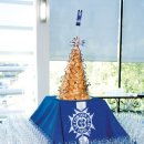 [르꼬르동블루]마카롱으로 만드는 크리스마스 크로깜부슈 이미지