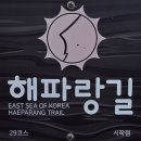 해파랑길 29코스~30코스(호산버스터미널~임원항입구~용화레일바이크역~황영조기념공원~초곡용굴촛대바위길~궁촌레일바이크역)를 다녀와서 이미지