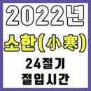 2022년의 24절기 이미지