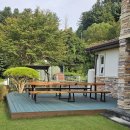 (주)대양유지 | [고객 설치 후기] 대양목재 특별한만남 레드우드 야외용 원목 테이블