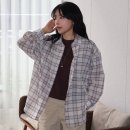 에스.리(S.LEE) | 여성 체크 셔츠 추천 리 LEE 우먼 홀리데이 노윤서 셔츠 봄 코디 후기