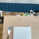 나이프로 그려보는 백드롭페인팅 이미지