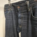 소3-57 | 모드나인 소울인디고 생지 데님 3개월 첫 세탁 변화 (57도 온수 소킹, 건조기 수축, 고양이수염, 허니콤)