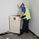 주안역 하선 특별피난계단 자동차압조절기 교체 및 실리콘 작업 이미지