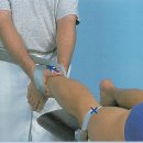 (치료)Prone knee joint extension traction-resting/more/belt 이미지