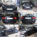 BMW M3 m시리즈 전체랩핑 다크네이비펄▶사틴블랙 반무광 바디컬러체인지/에이버리슈프림 유광 무광/일산차량카스킨전문샵 랩 lap 이미지