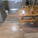 늘품로3 | 온돌마루 부분교체 후기 - 주방 배수구 역류 물손상도 이렇게 깔끔하게!