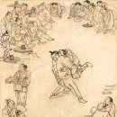 ㈜선천 | &lt;단원 김홍도, 조선을 그린 천재 화가&gt; / &#34;씨름, 씨름도&#34;, 1745~1808년 이후