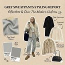 28245-01-05-001 | Day 38. 무신사로 핀터레스트 입기: 코트 속에 츄리닝? 힙한 믹스매치 '그레이 스웨트 팬츠'