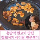 수막창앤뒷고기 | 응암역 고기집 은평구 신사동 삼겹살 뒷고기 막창 맛집 참돼야지 아기랑 외식 후기