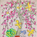 꽃망울피아노 앞 이미지