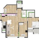 씨유 옥수래미안리버젠점 | 래미안옥수리버젠 아파트 24평 화이트우드 인테리어 후기