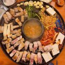 신정동 맛집 : 미나리 흑돼지 솥뚜껑 삼겹살 김치말이국수 조합 듀록 삼겹살 맛집 효자동솥뚜껑 신정역점