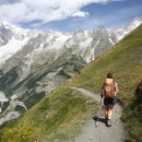 세계적인 트레킹 코스 뚜르 드 몽블랑(Tour du Mont Blanc) 트레킹 이미지