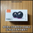 (주)디자인에이윅스 | 가성비 페블스피커 추천! 제이윅스 크리에이티브 PEBBLE SE RGB 스피커 사용후기