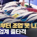 &#34;내일부터 조업 못 나가요&#34;..수산업계 줄타격 (2023.08.23/뉴스데스크/포항MBC) 이미지