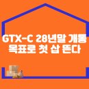 GTX-C, ‘28년말 개통 목표로 첫 삽 뜬다. 이미지