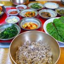 청국장과 보리밥 이미지