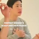 My deepest prayer goes to Wonho’s hair and scalp 🤲🏻 이미지