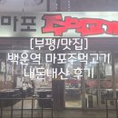 [부평/맛집] 역세권 맛집｜백운역 마포주먹고기 내돈내산 후기