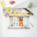 추억을 그리는 어반스케치 이미지