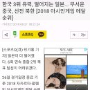 한국 3위 유력, 멀어지는 일본... 무서운 중국, 선전 북한 [2018 아시안게임 메달순위] 이미지