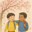 ＜Cherry Blossoms and Mongolian Friends＞ 공감과 협력의 아름다움 - 윤동재 시인의 ＜벚꽃＞과 ＜몽골동무＞ 이미지