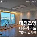 대전 한국아델리움 다운라이트 커튼박스 신발장 조명 인테리어 후기