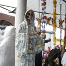 멕시코에서 유행하는 사신 숭배와 인신공양 이미지