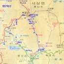 백전소재지 | 함양 백운산(1278.6m).