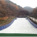 좌구산 썰매장 이미지