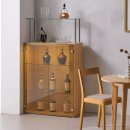 브론즈호텔 | 파로마 까사 브론즈 LED 유리 진열장 선반