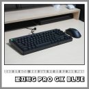 Blue PC | 유선 게이밍 키보드 로지텍G PRO GX BLUE 후기 경쾌한 청축 스위치