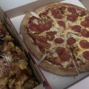 노랑통닭 상수점 | 페퍼로니 피자 포장 주문 피자스쿨 상수역점