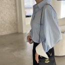 오버핏타턴업배색셔츠 COV 이미지