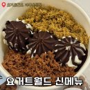 요거트월드 | 두바이 반반 폭탄 신메뉴 후기｜요거트월드 파주운정점, 운정 아이스크림 맛집