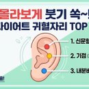 손 혈자리 서금요법 | 몰라보게 붓기 쏙 빠지는 다이어트 귀혈자리 TOP 3 (식욕억제 방법)