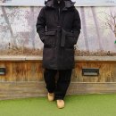 메종미네드 남성롱패딩 / 남자롱패딩 추천 <b>시크</b>한 <b>오버</b>핏 구스다운 롱패딩