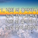 찬송가 255장(통187) 너희 죄 흉악하나 이미지