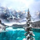 Winter wonderland at Moraine Lake, Alberta, Canada! 이미지